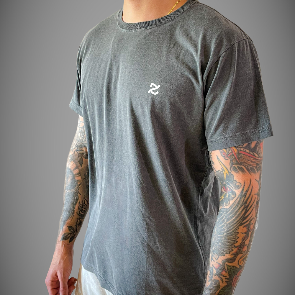 Camiseta Chumbo / Cinza - 085 Costas