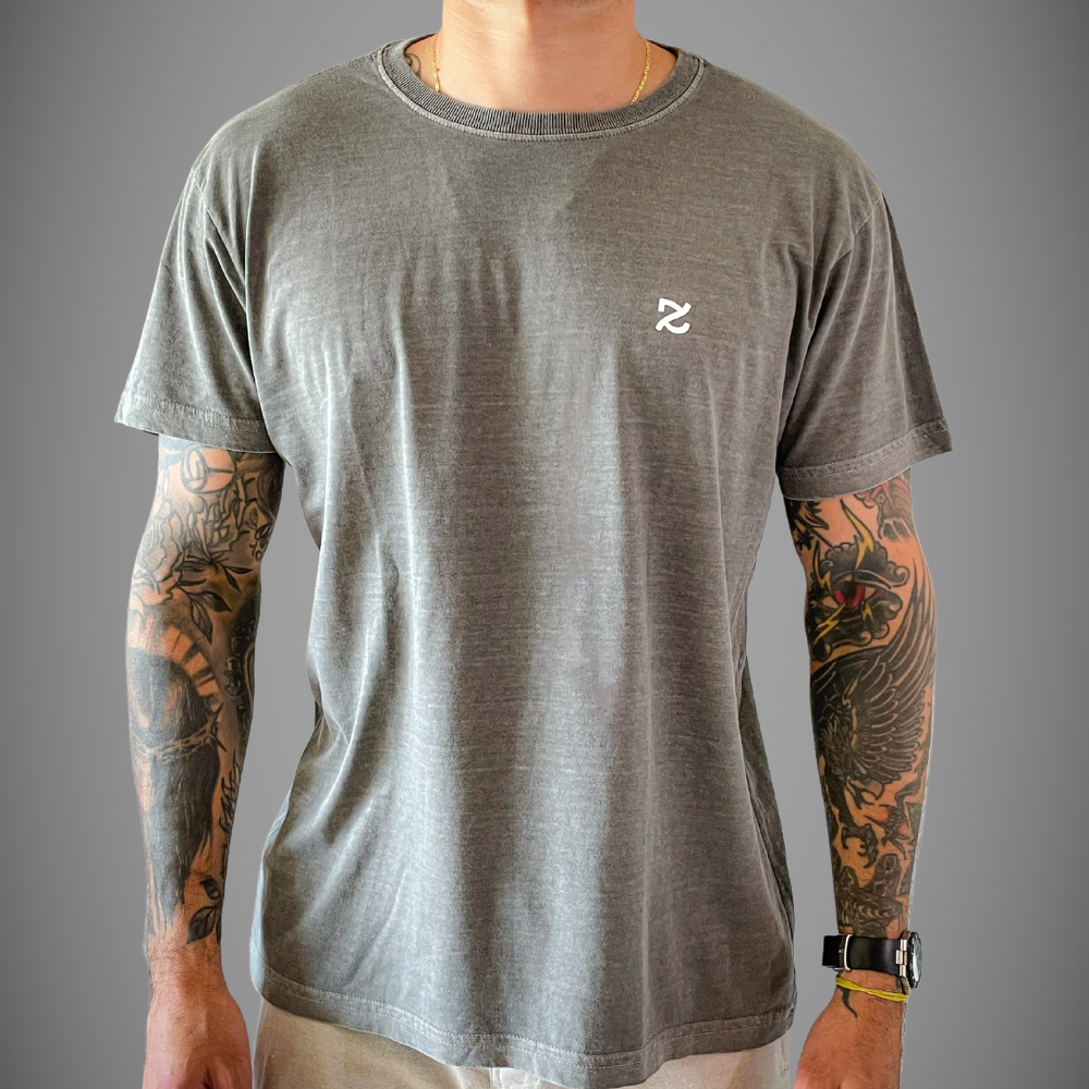 Camiseta Chumbo / Cinza - 085 Costas