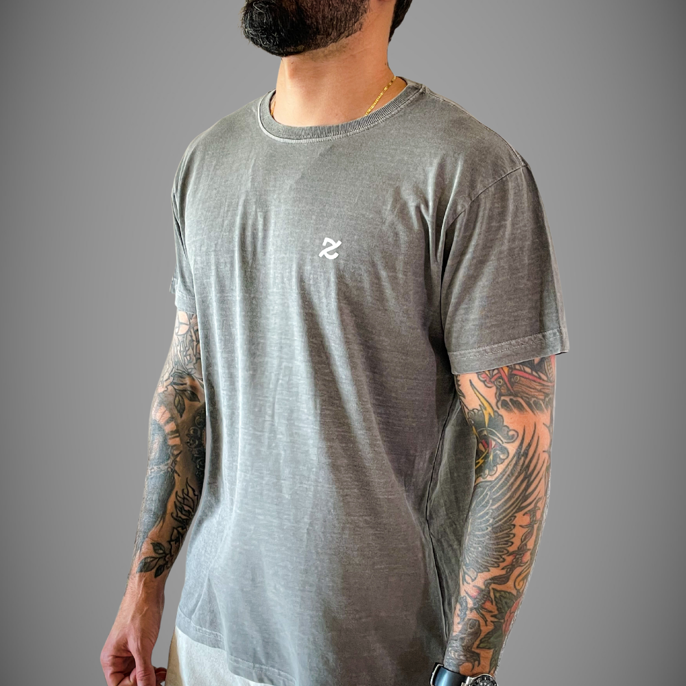 Camiseta Chumbo / Cinza  - 085 Costas