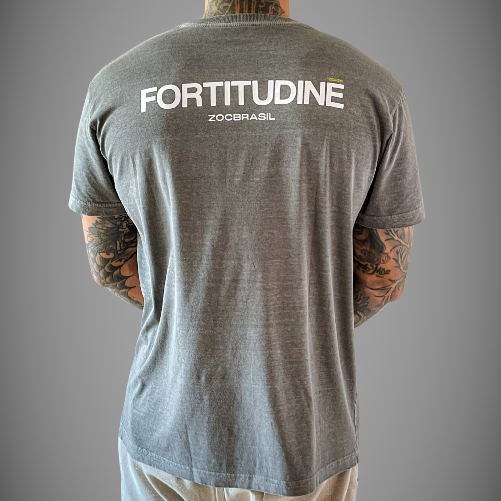 Camiseta Cinza - Fortitudine